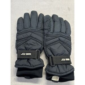 Saranac Gore Tex Ski Snowboard Gloves Black Youth L Ladies S M X-Small